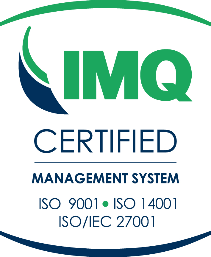 logo certificazioni ISO 9001 14001 27001